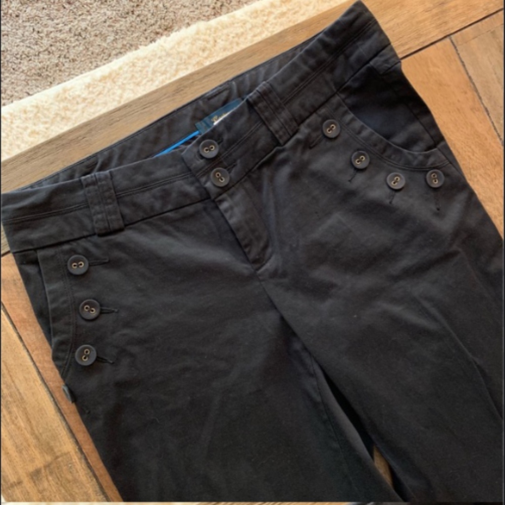 Anthropologie navy wide legged Flare Cartonnier